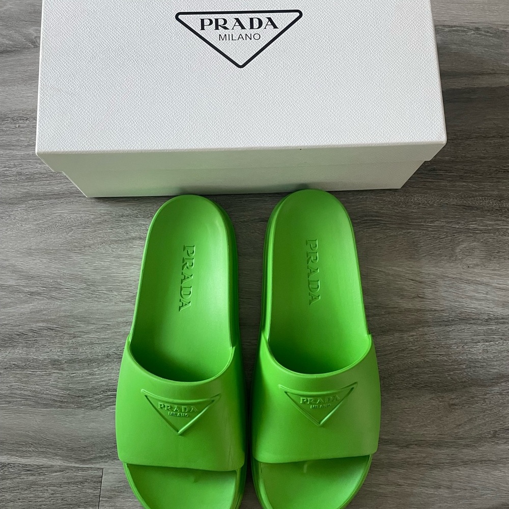 Prada Rubber slides